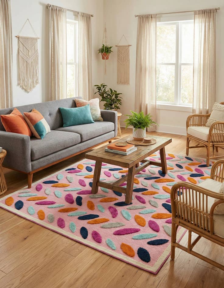 Detail image of 6' x 9' Easy-Clean Aruba Indoor / Outdoor Rug