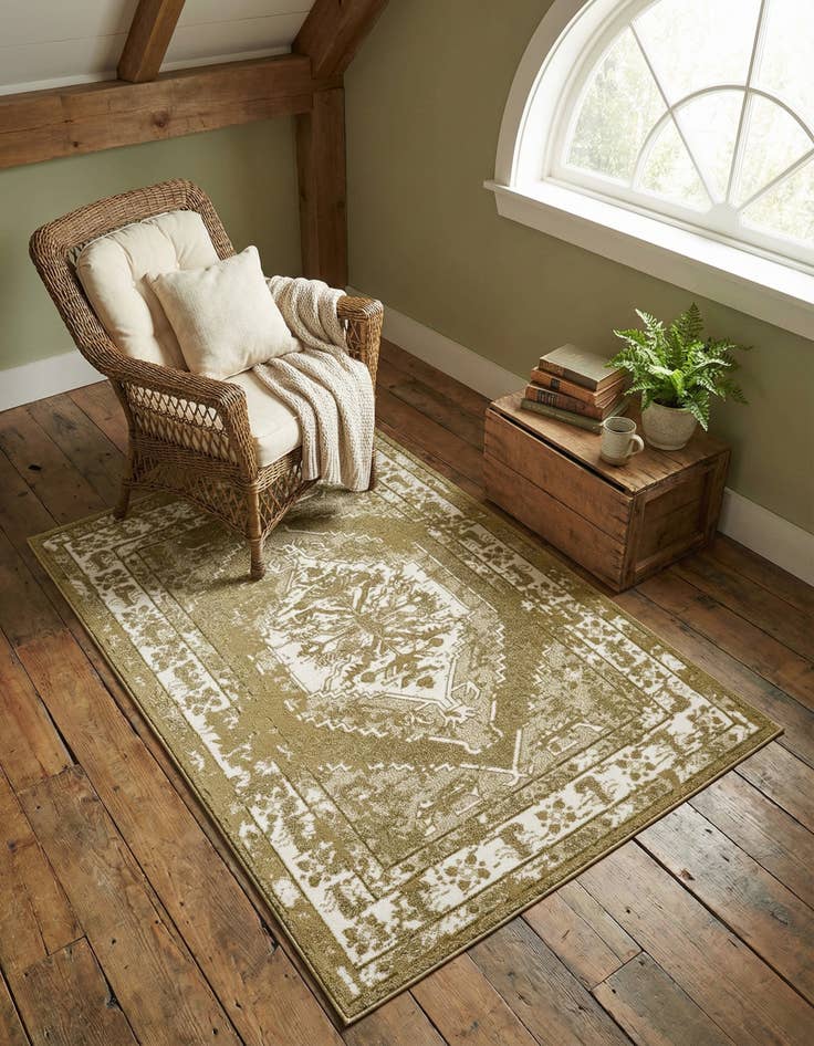 Detail image of 4' x 6' Nain Design Rug