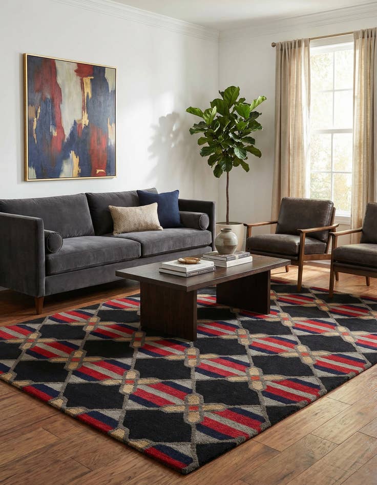 Detail image of 7' 10 x 10' 1 Luna Wool Rug