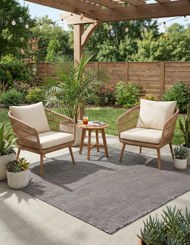 5' 1 x 5' 1 Easy-Clean Jill Zarin Palm Springs...