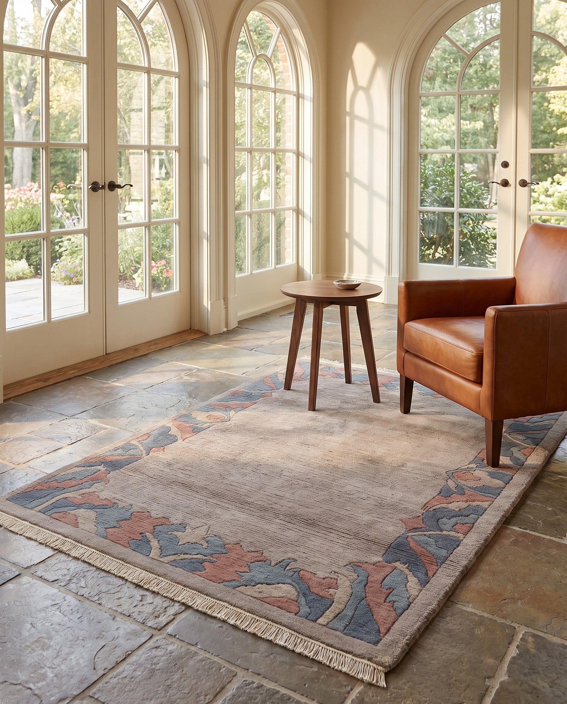 4' x 6' 2 Hand Knotted Tibet Wool Rug