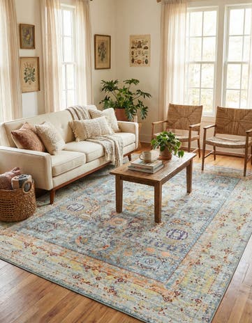 Light Blue Alexis Rug