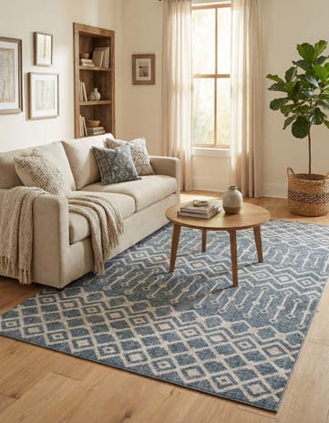 5' 3 x 8' Eco Trellis Rug