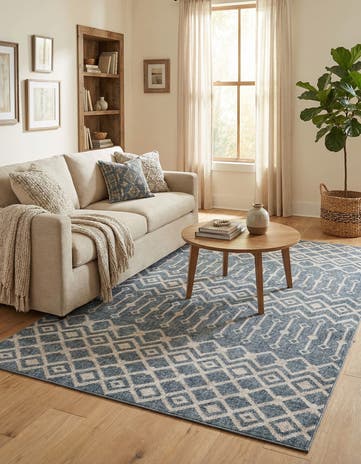 5' 3 x 8' Eco Trellis Rug