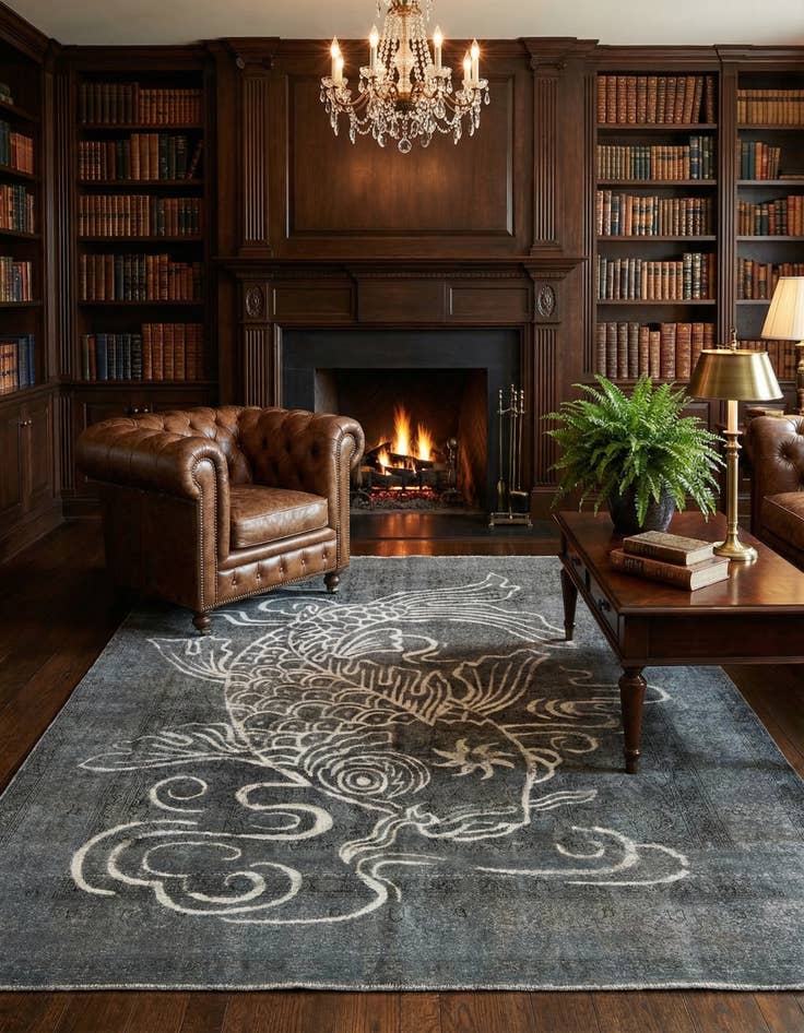 Detail image of 8' 3 x 10' 8 Vintage Royal Rug