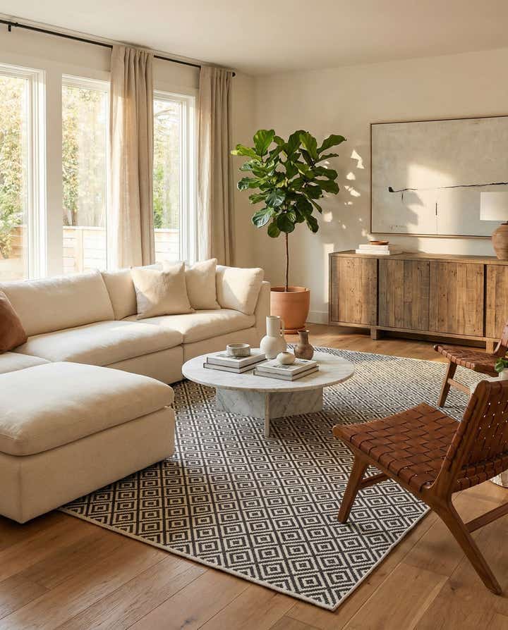 10' x 13' Easy-Clean Jill Zarin Costa Rica Indoor / Outdoor Rug