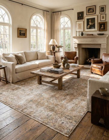 9' 9 x 12' 6 Hand Knotted Ultra Vintage Persian Wool Rug
