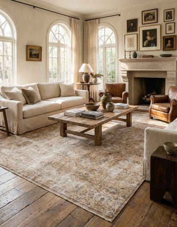 9' 9 x 12' 6 Hand Knotted Ultra Vintage Persian Wool Rug