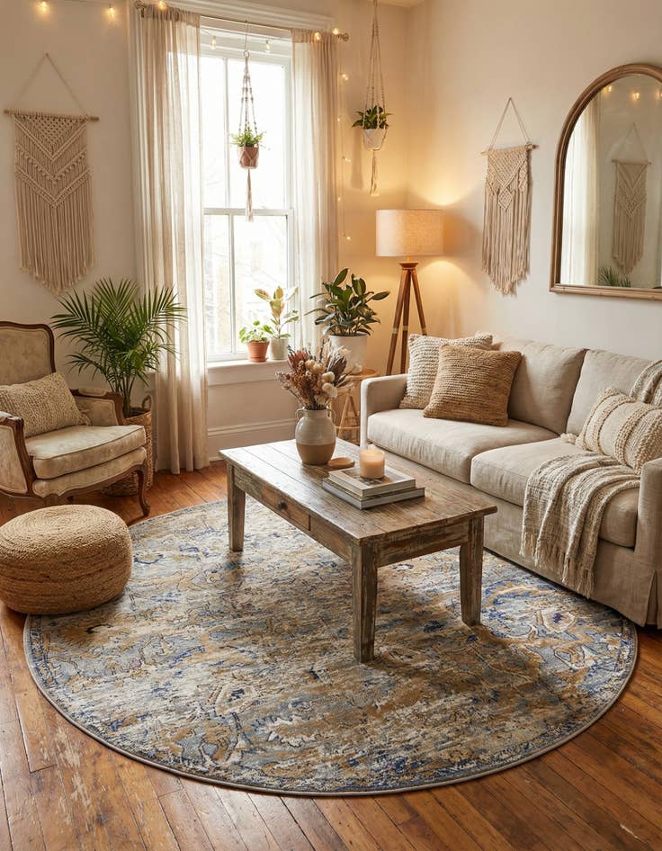 Detail image of 8' x 8' Lexington Round Rug