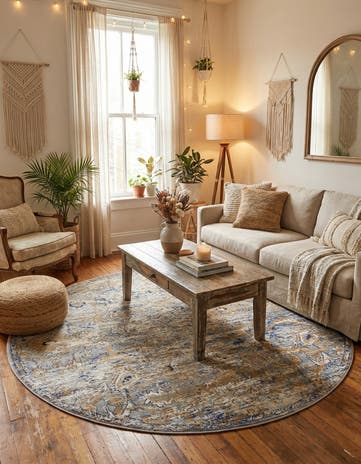 8' x 8' Charlotte Round Rug