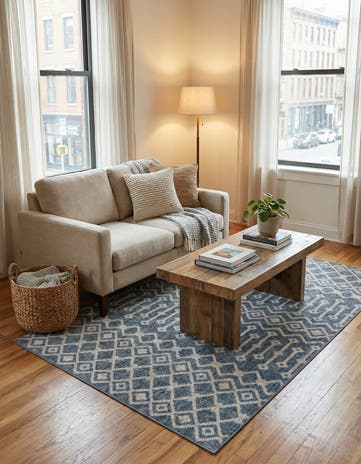 4' x 6' Eco Trellis Rug