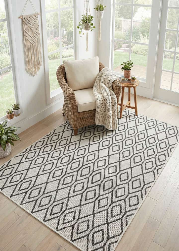 4' x 6' Easy-Clean Jill Zarin Turks and Caicos Indoor / Outdoor Rug