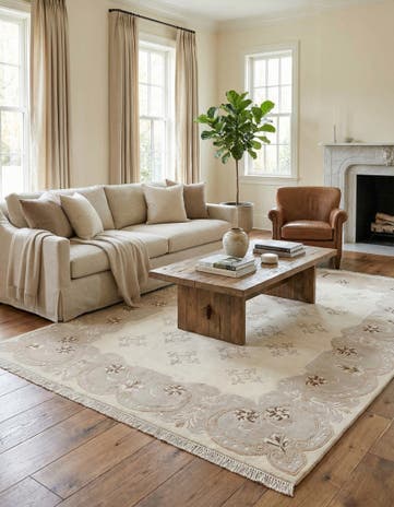 5' 7 x 8' 2 Hand Knotted Darya Wool Rug