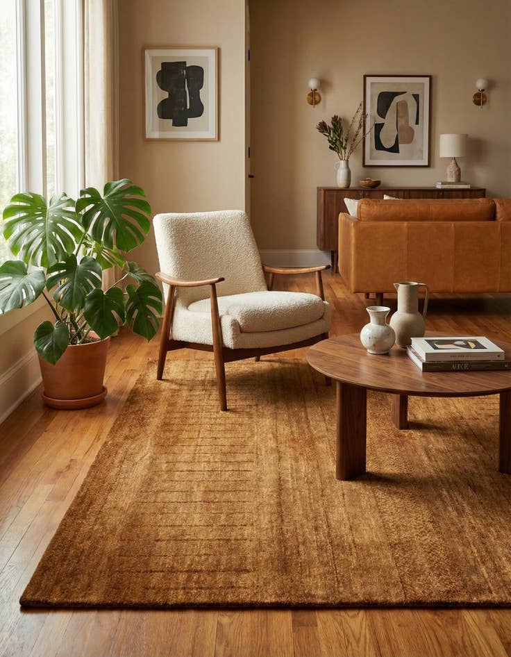 Detail image of  4' 7 x 6' 6 Juma Wool Rug