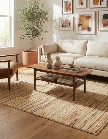3' 9 x 5' 10 Hand Knotted Modern Ziegler Rug