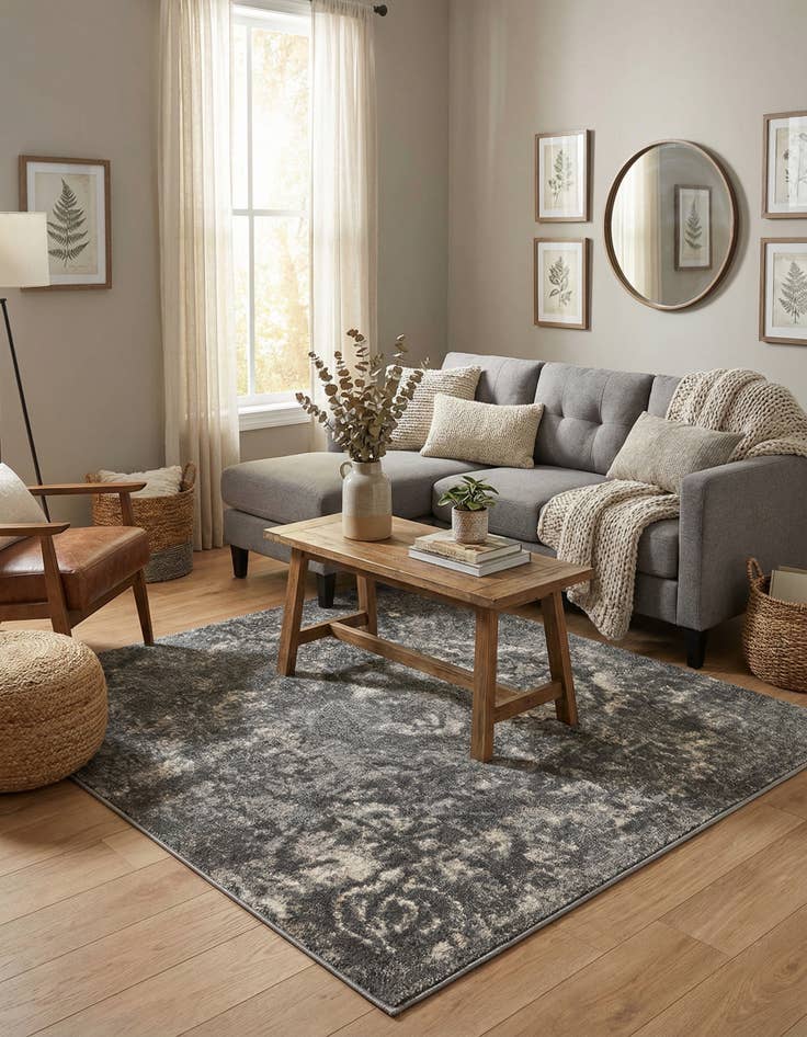 Detail image of 4' x 4' Oregon Square Rug