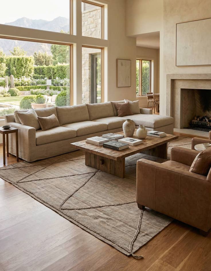 Detail image of 6' x 16' 7  Hand Knotted Moroccan Wool Runner Rug