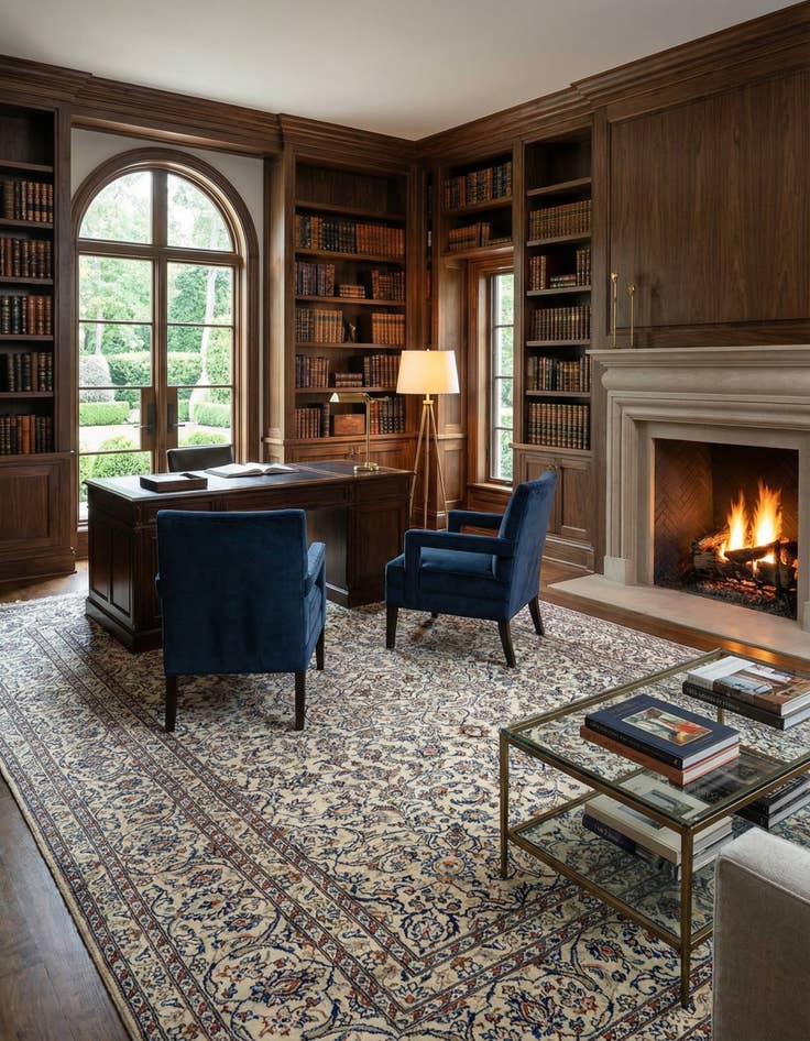 Detail image of  8' 1 x 11' 8 Kashan Rug