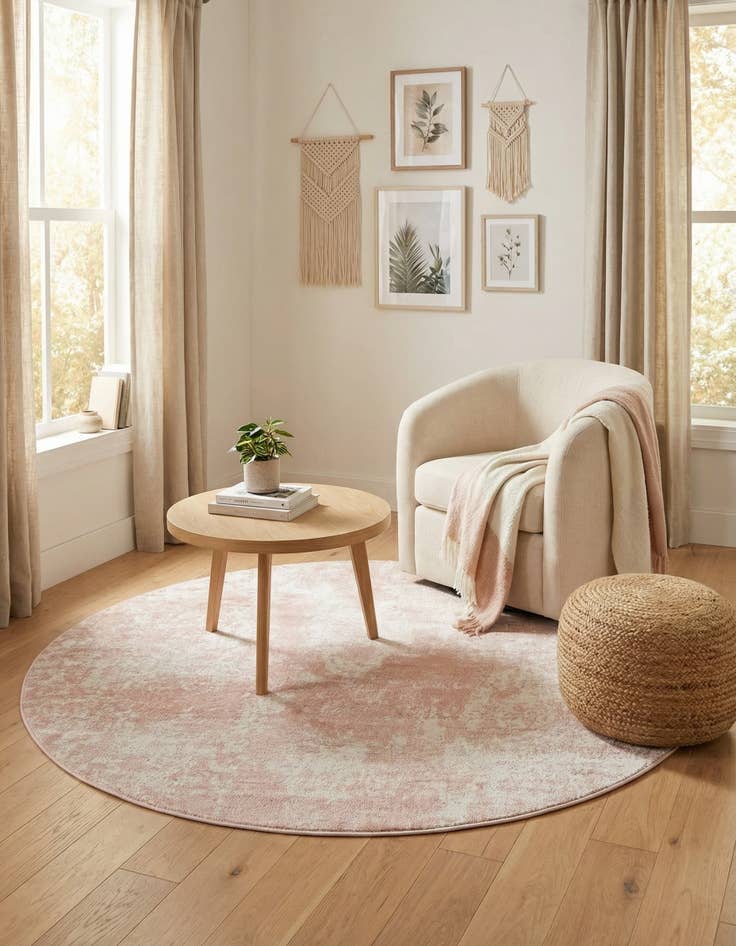 Detail image of  5' x 5' Aurora Round Rug