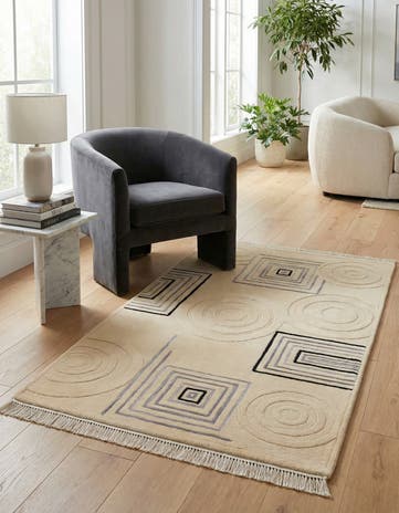 2' 11 x 4' 11 Hand Knotted Darya Rug