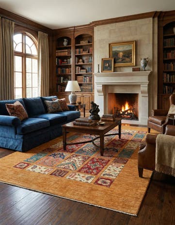 6' 10 x 10' 3 Hand Knotted Ariana Ziegler Oriental Rug