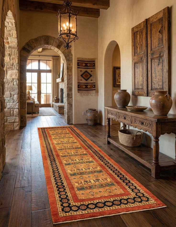 Detail image of 2' 9 x 10' 3 Luribaft Wool Runner Rug