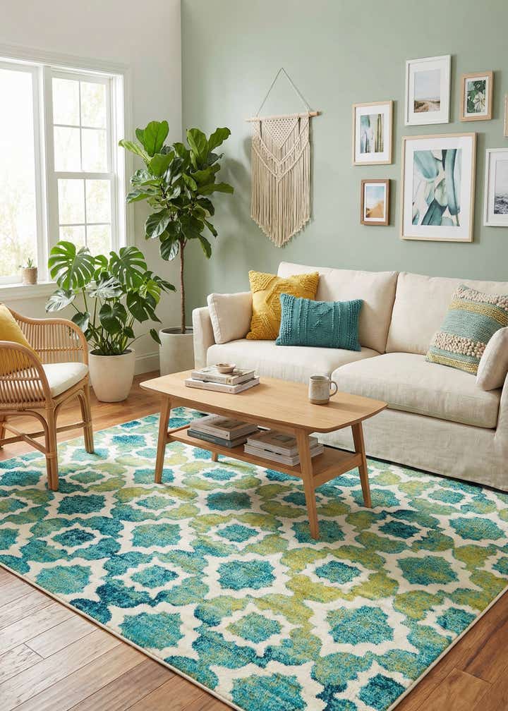 7' 10 x 7' 10 Azalea Square Rug