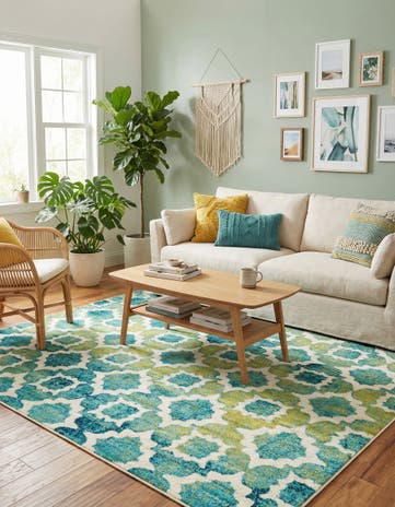 7' 10 x 7' 10 Azalea Square Rug