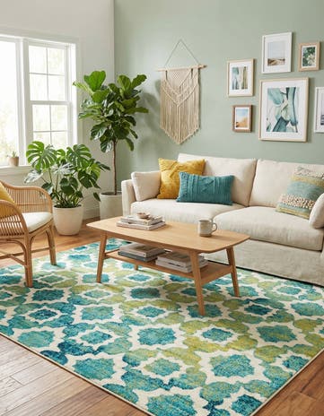 7' 10 x 7' 10 Azalea Square Rug