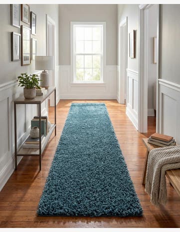 2' 7 x 20' Zermatt Shag Runner Rug