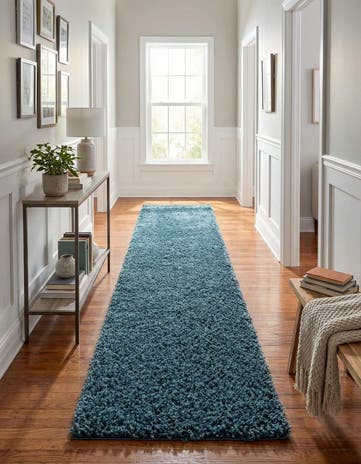 2' 7 x 20' Zermatt Shag Runner Rug