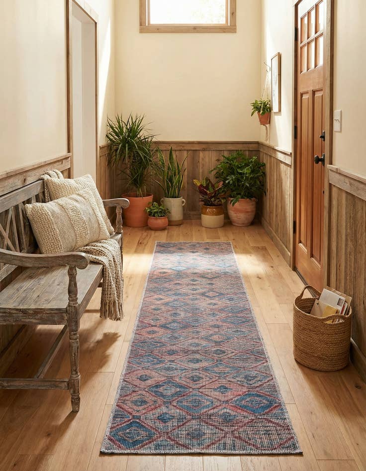 Detail image of 2' x 10'  Washable Sisu Runner Rug