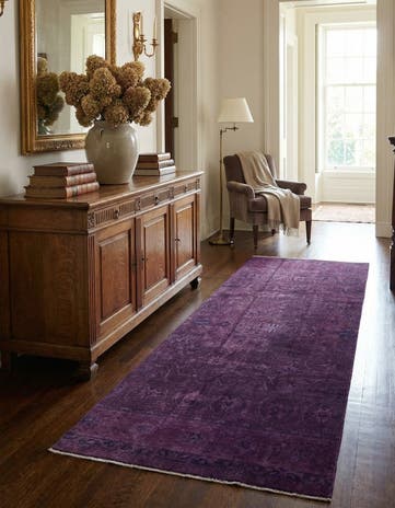 4' 1 x 10' 2 Hand Knotted Ultra Vintage Persian Wool Runner Rug