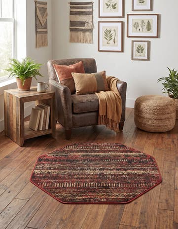 3' x 3' Saturn Octagon Rug