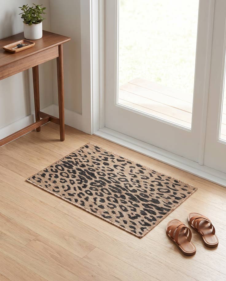 Detail image of 2' x 3' Easy-Clean Safari Indoor / Outdoor Rug