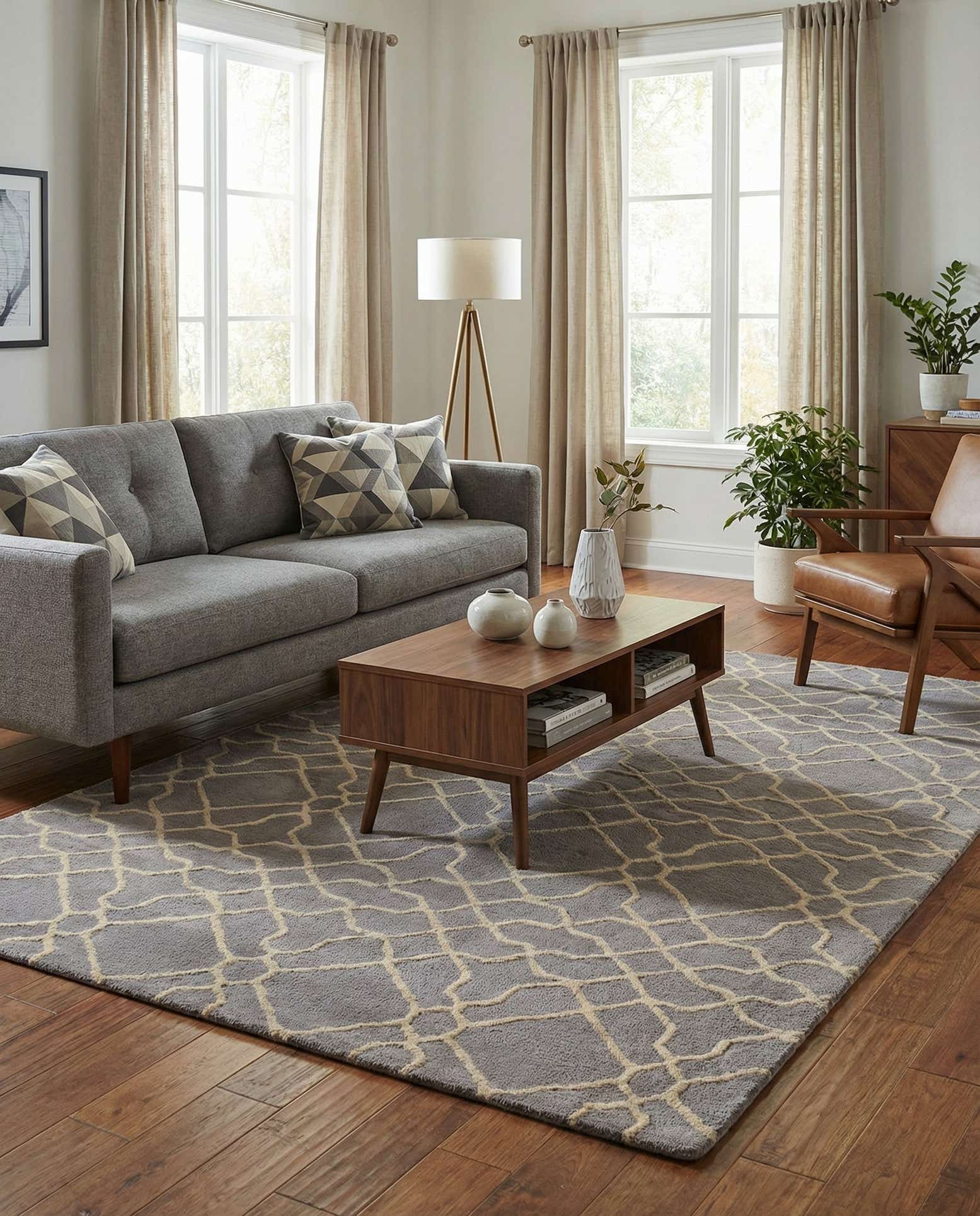 5' 1 x 8' Luna Wool Rug