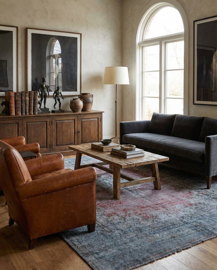 Detail image of 7' 3 x 9' 11 Vintage Royal Wool Rug