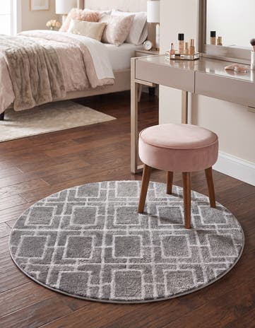 3' x 3' Marilyn Monroe™ Glam Deco Round Rug