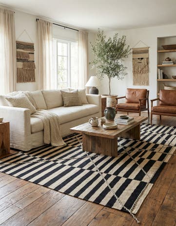 5' 10 x 10' 1 Hand Knotted Moroccan Wool Rug