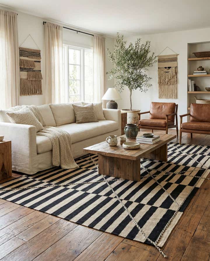 5' 10 x 10' 1 Hand Knotted Moroccan Wool Rug