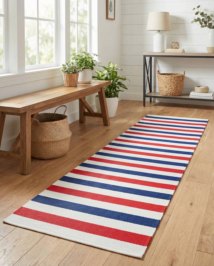 Detail image of 2' x 6' Easy-Clean Vista Breeze Indoor / Outdoor Runner Rug