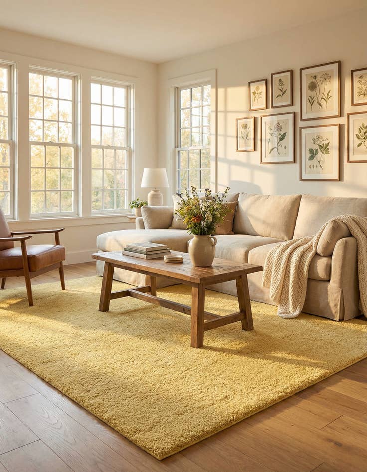 Detail image of 10' x 13' Solid Frieze Rug