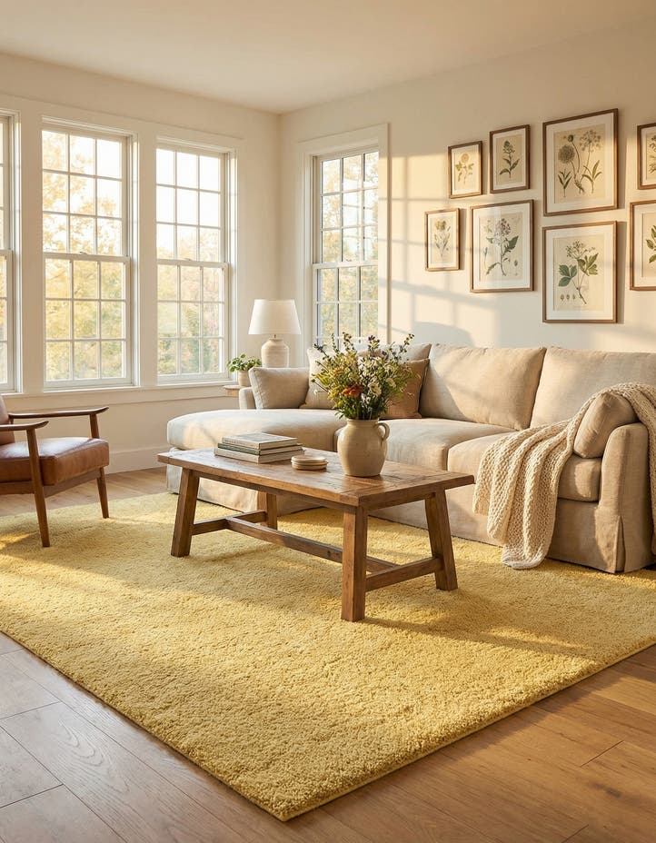 10' x 13' Solid Frieze Rug