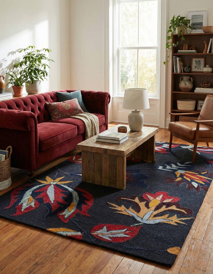 Detail image of 5' 1 x 7' 10 Luna Rug