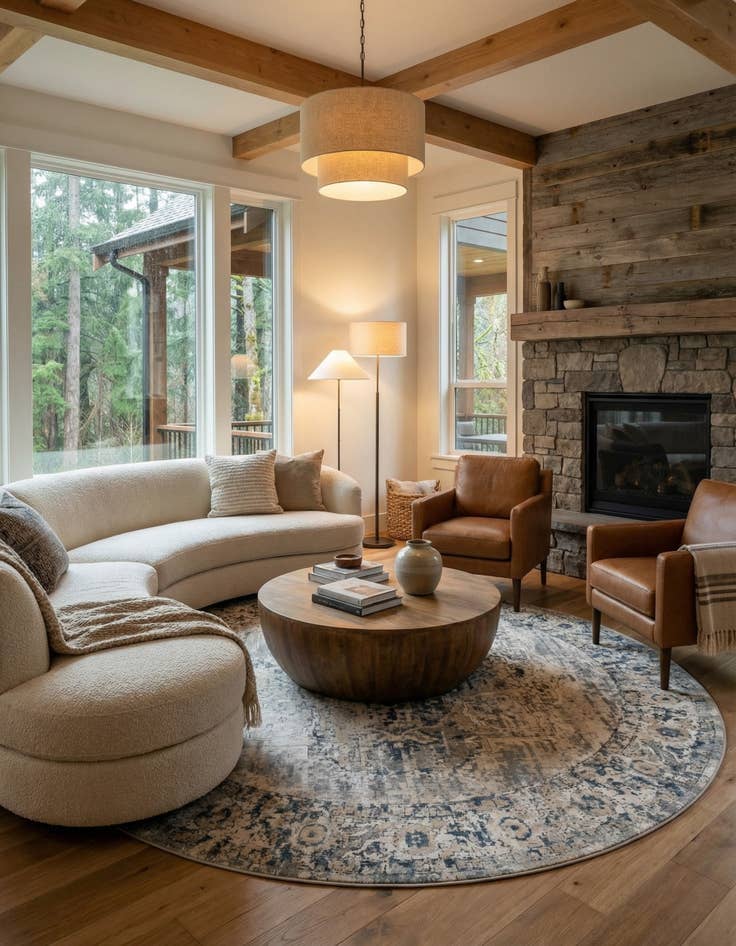 Detail image of  13' x 13' Oregon Round Rug