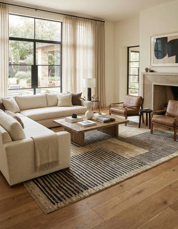 8' 2 x 9' 11 Hand Knotted Darya Wool Rug