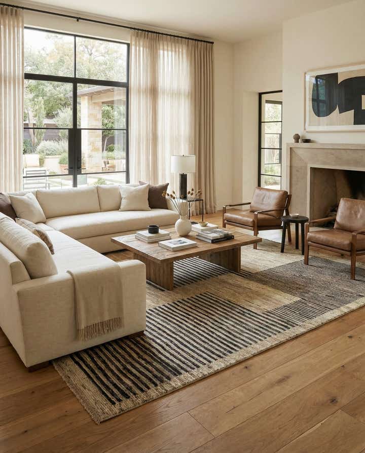 8' 2 x 9' 11 Hand Knotted Darya Wool Rug