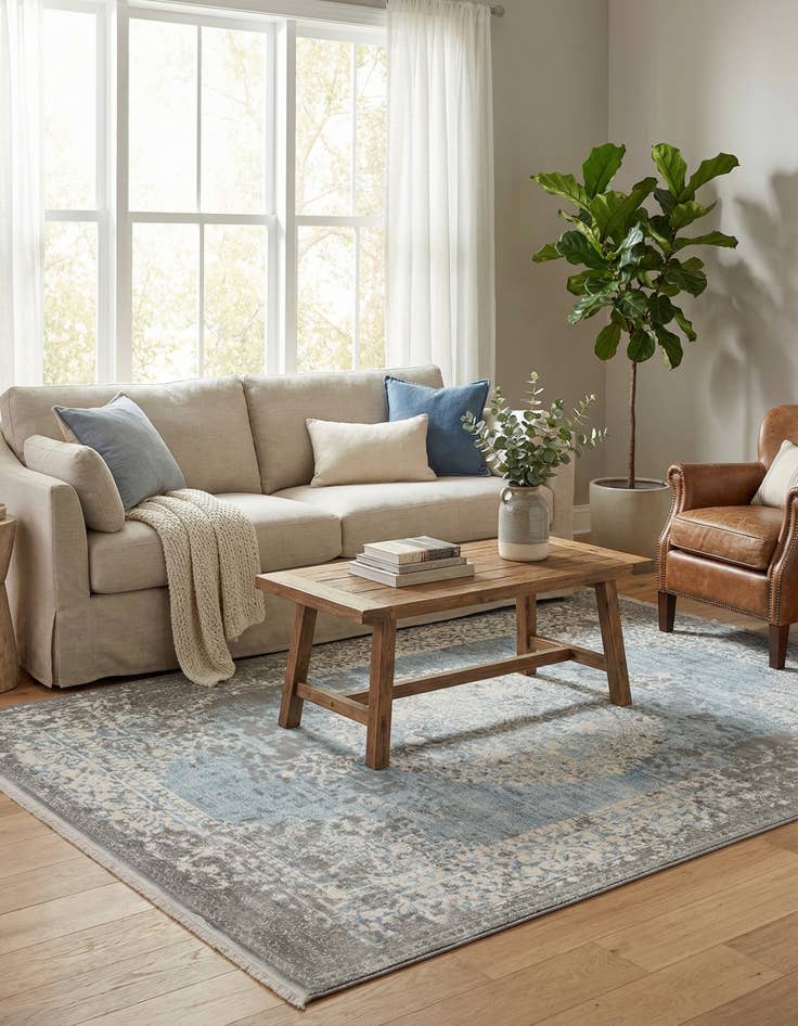 Detail image of  6' x 9' Modern Classical Rug