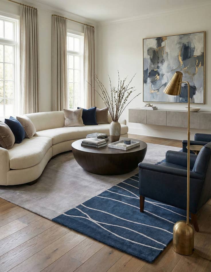 Detail image of 8' 4 x 10' 9  Hand Knotted Nepal Wool Rug