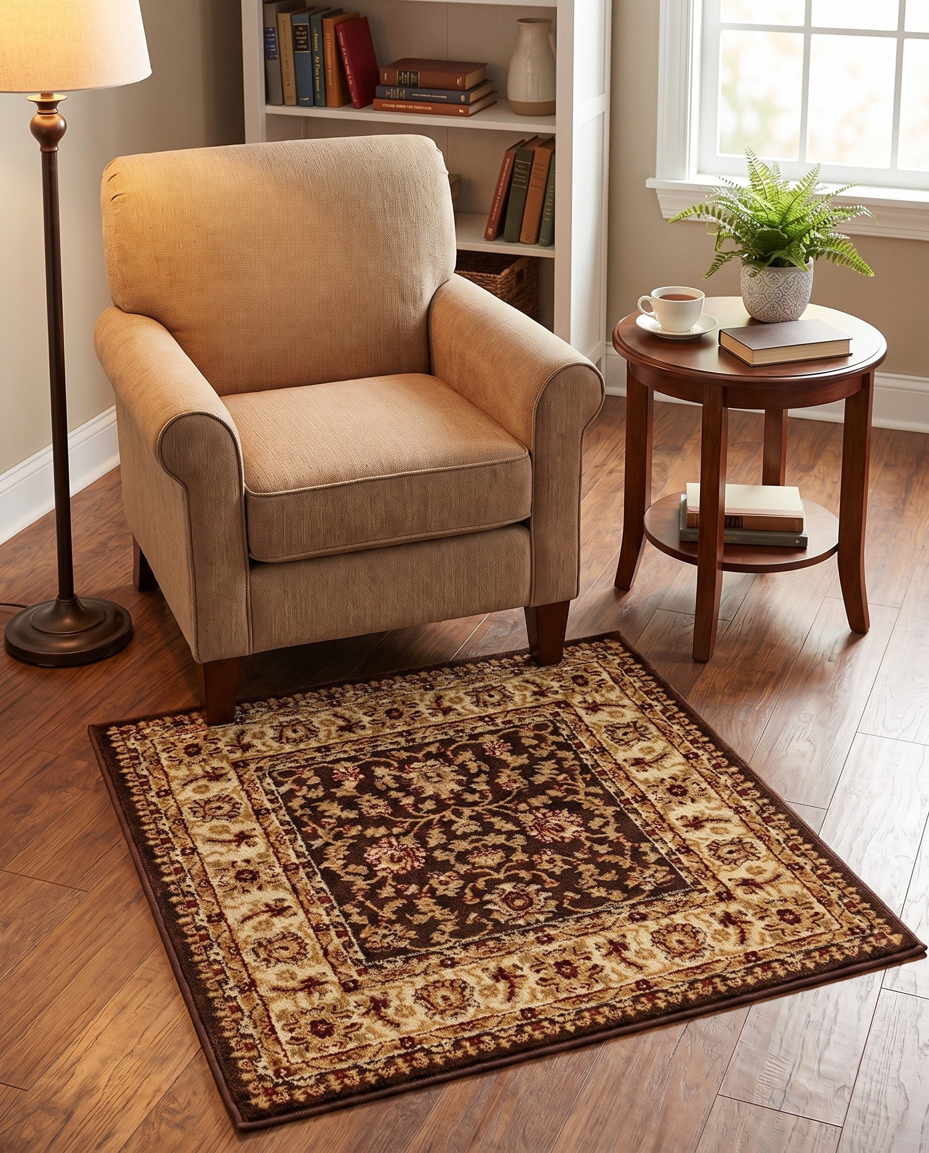 3' x 3' Classic Agra Square Rug